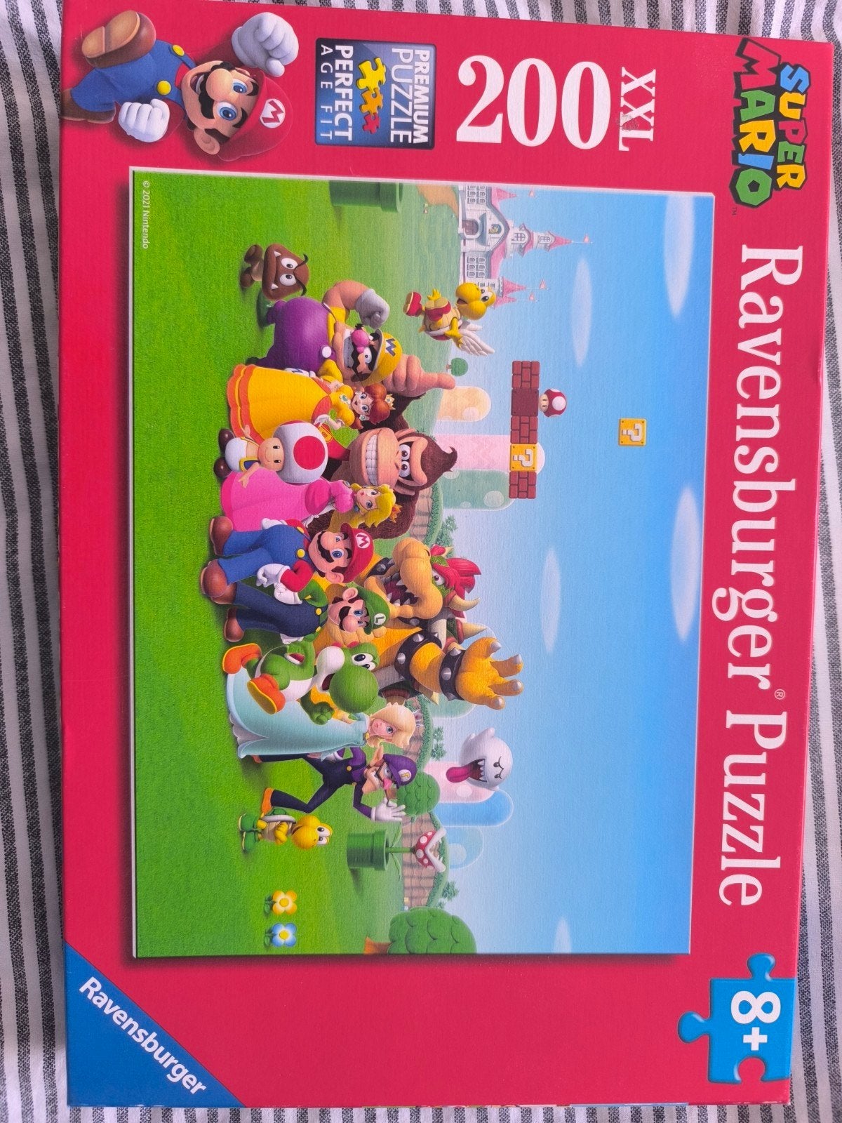 Kinderpuzzel Super Mario, 200 stukjes, Ophalen, Meer dan 50 stukjes, Zo goed als nieuw, 6 jaar of ouder