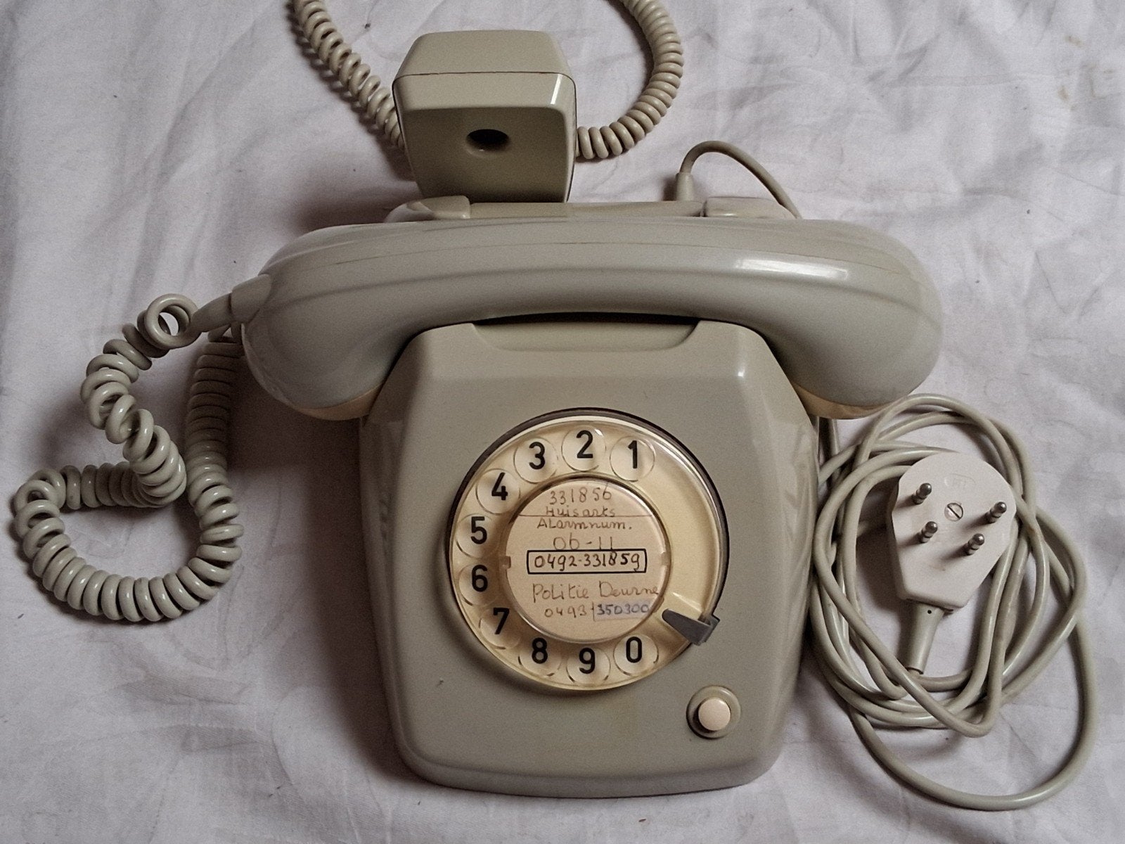 Vaste  PTT draaischijf telefoon., Telecommunicatie, Ophalen of Verzenden