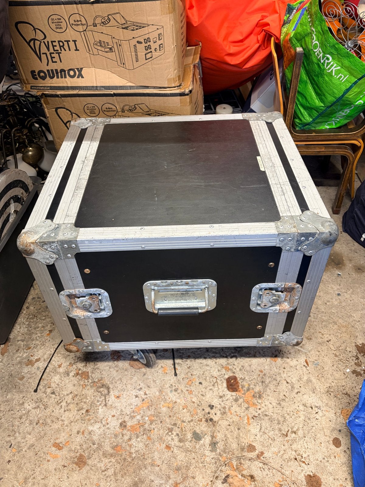 Flightcase 10U 19 inch (excl versterker), Ophalen, Gebruikt