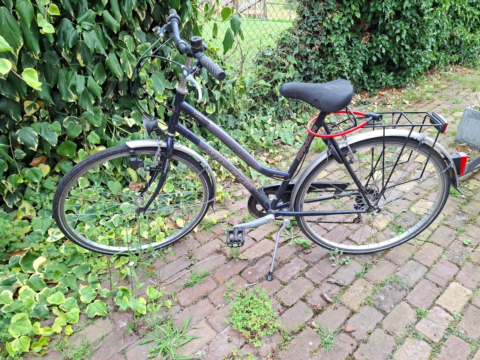 Damesfiets met lage instap en versnellingen, Gebruikt, Velgrem, Versnellingen, 50 tot 53 cm