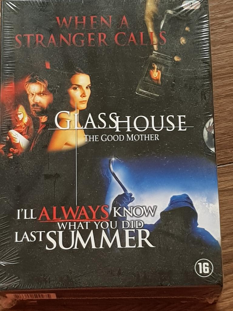 3 pack triller , glasshouse , when a strainger cals , alwa, Alle leeftijden, Ophalen of Verzenden, Nieuw in verpakking
