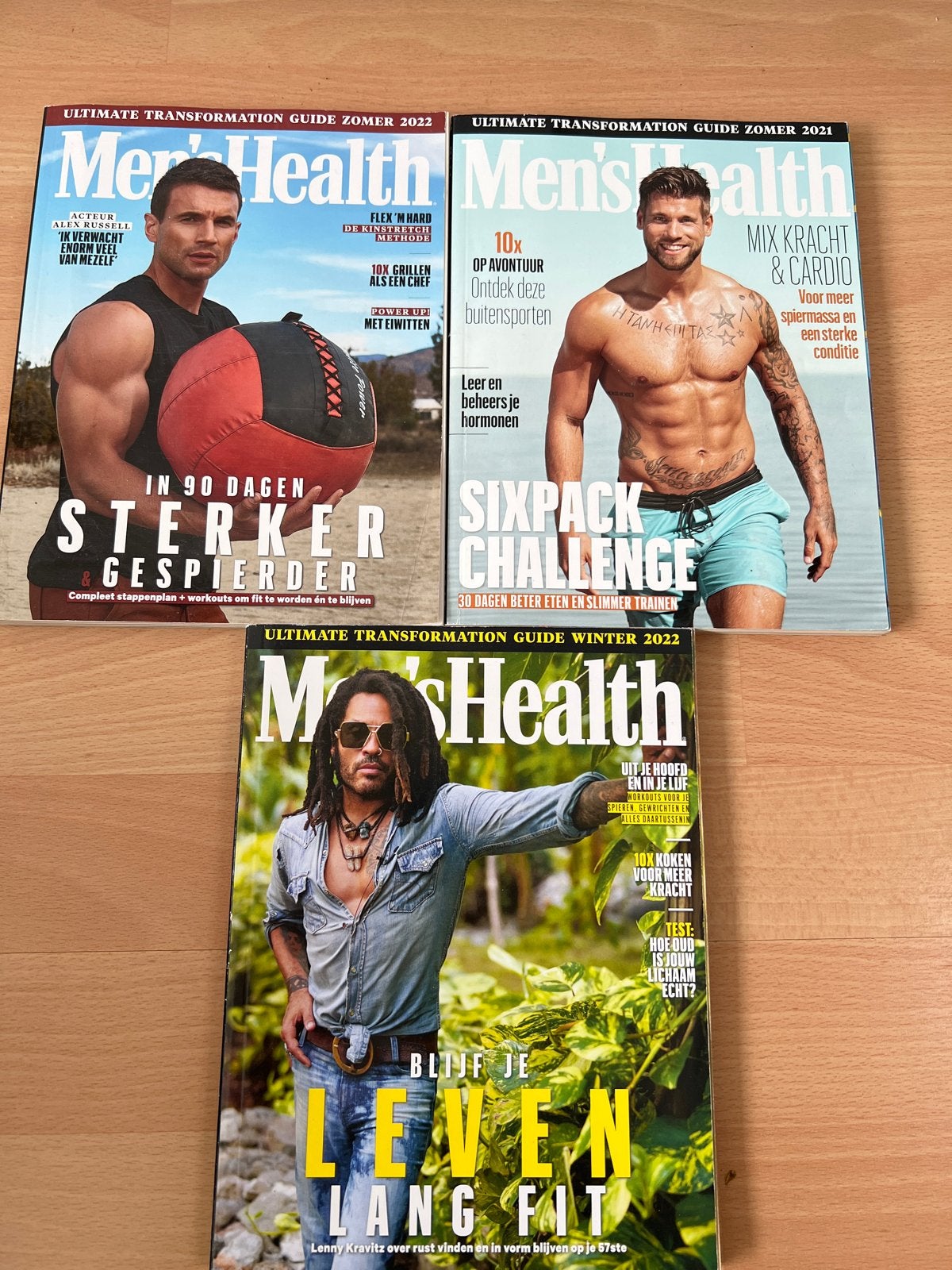 Men's Health Magazines - 3 Stuks, Boeken, Ophalen of Verzenden, Gelezen, Overige typen