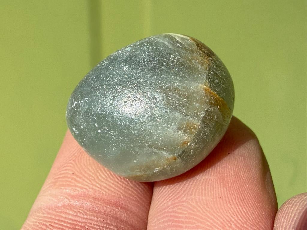 Lemurian Aquatine broekzaksteen mineralen, Ophalen of Verzenden, Mineraal