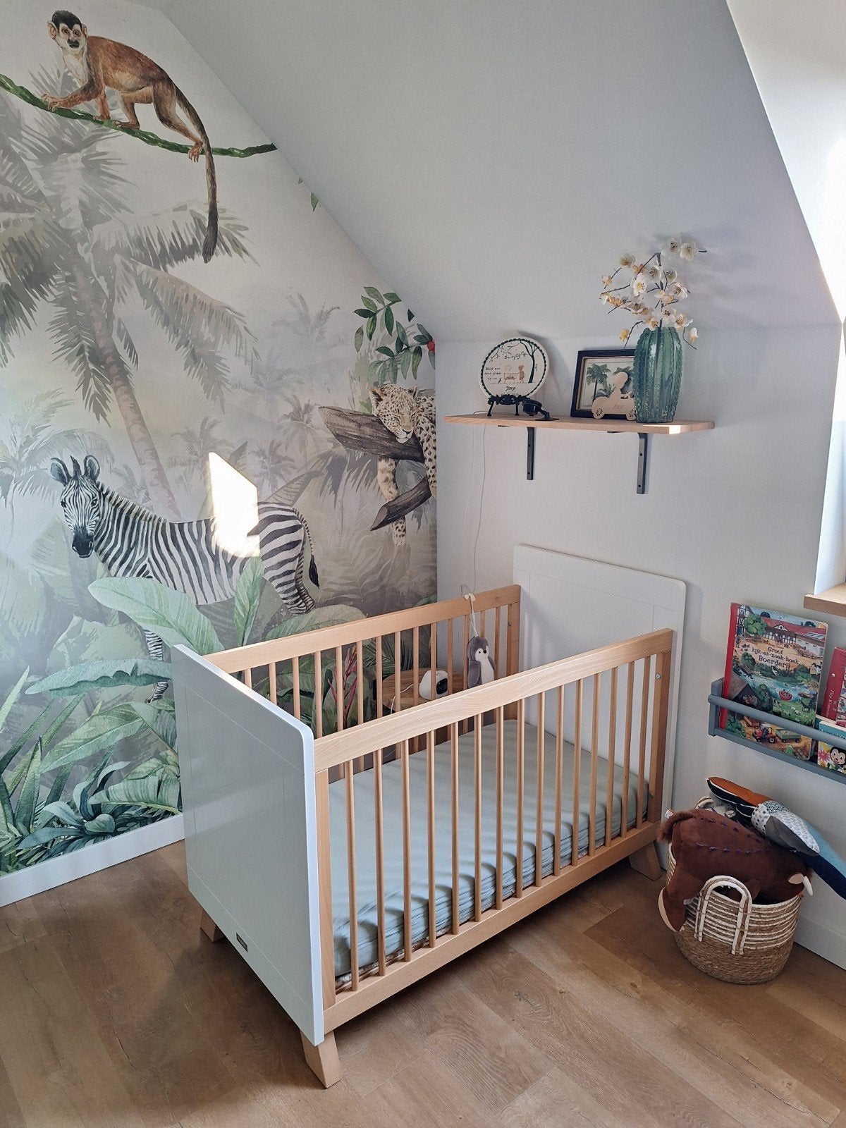 Bopita Lisa Ledikant 60x120 met Commode, Ophalen, Zo goed als nieuw, Ledikant