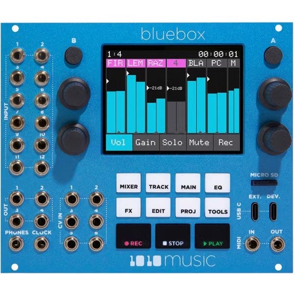 1010music bluebox Eurorack | Nieuwstaat | 12-kanaals Mixer, Ophalen, Zo goed als nieuw, Overige merken