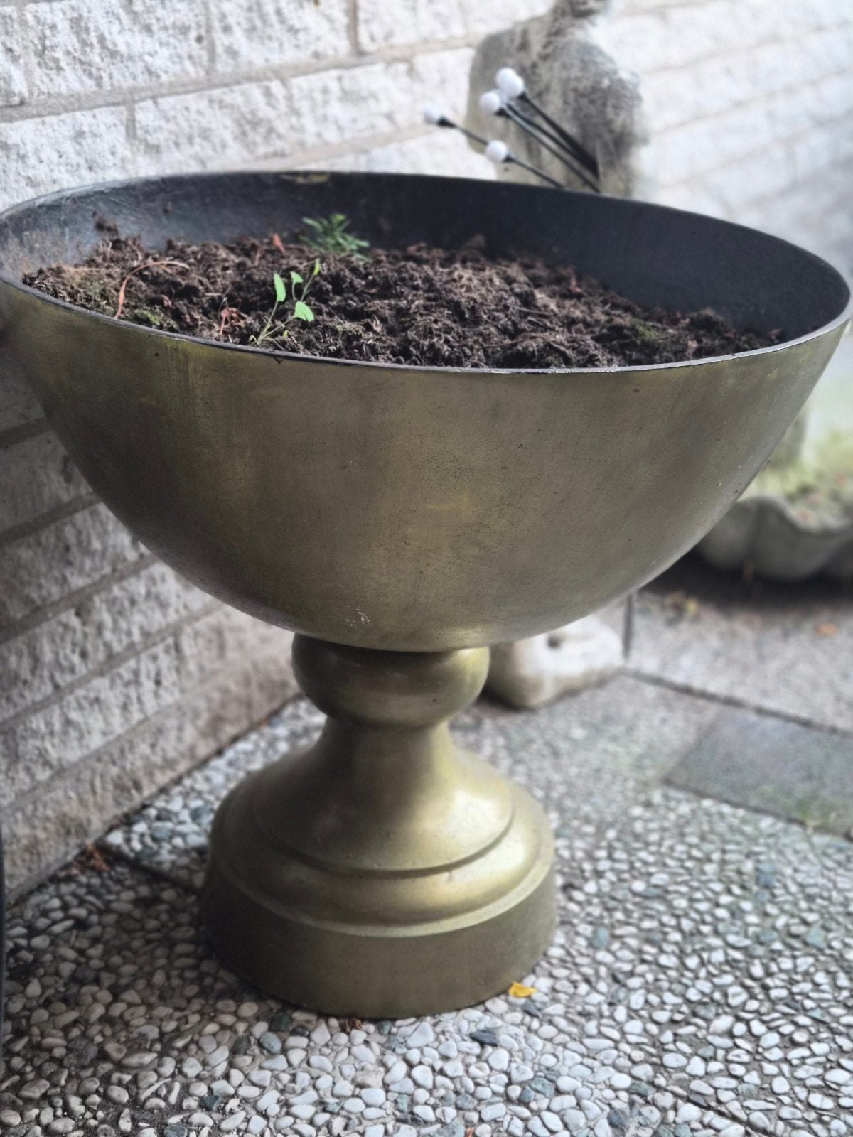 Gratis: ronde plantenbak, Ophalen, Gebruikt, Rond, Kunststof