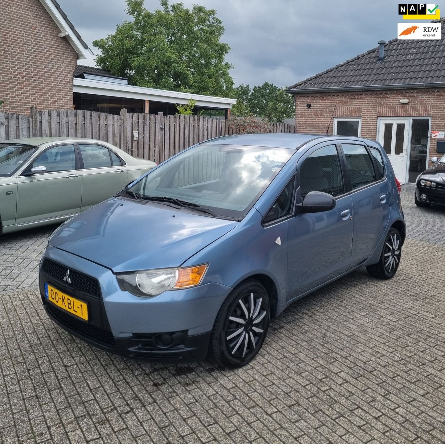 Mitsubishi Colt 1.1 Edition One ,Airco,176NAP,5drs,APK10/27!, Stof, Gebruikt, Metallic lak, Blauw