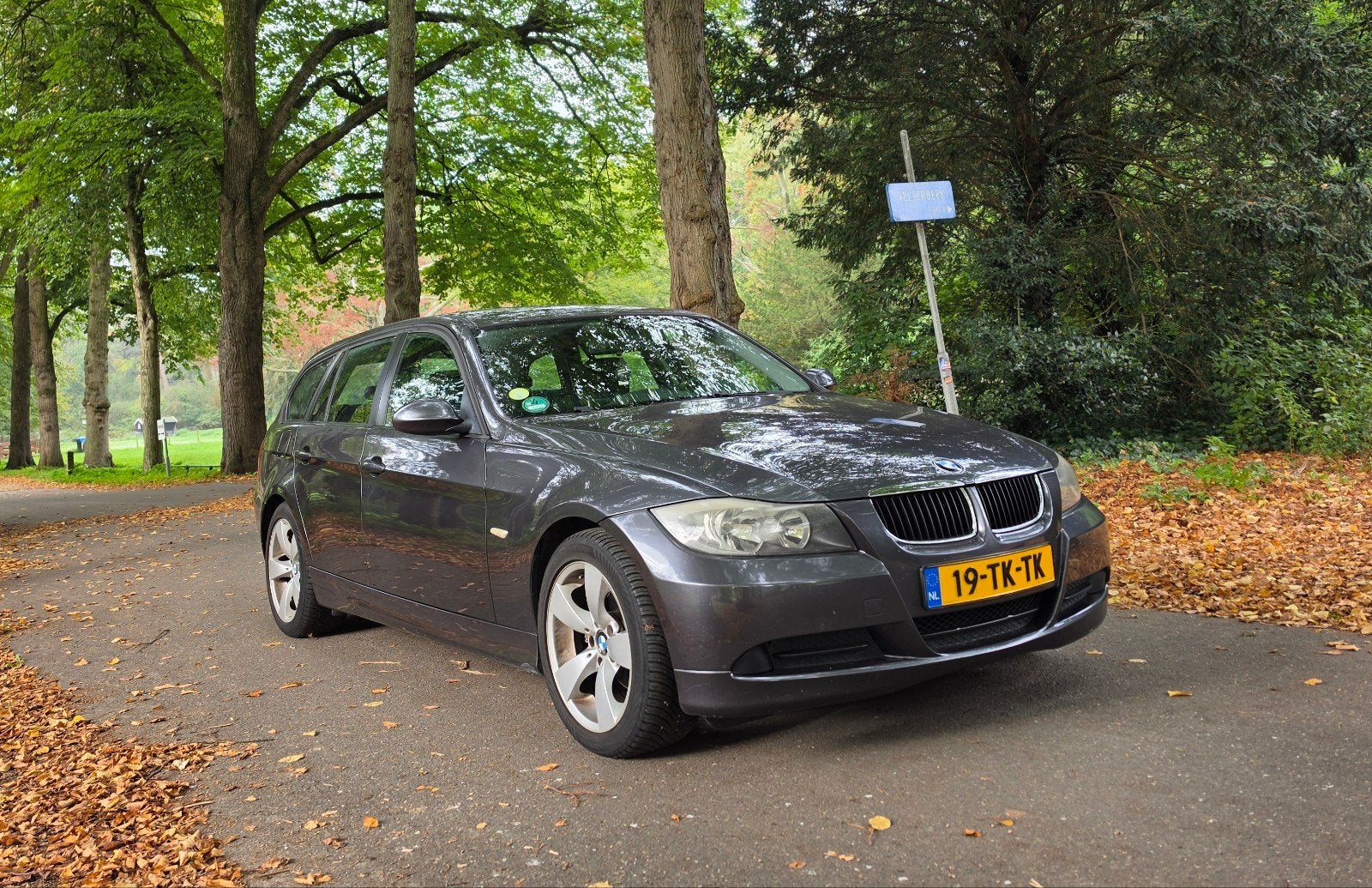 BMW 3-Serie 2.0 318 I Touring AUT 2006 Grijs, Auto's, Automaat, Achterwielaandrijving, 1995 cc, 4 cilinders
