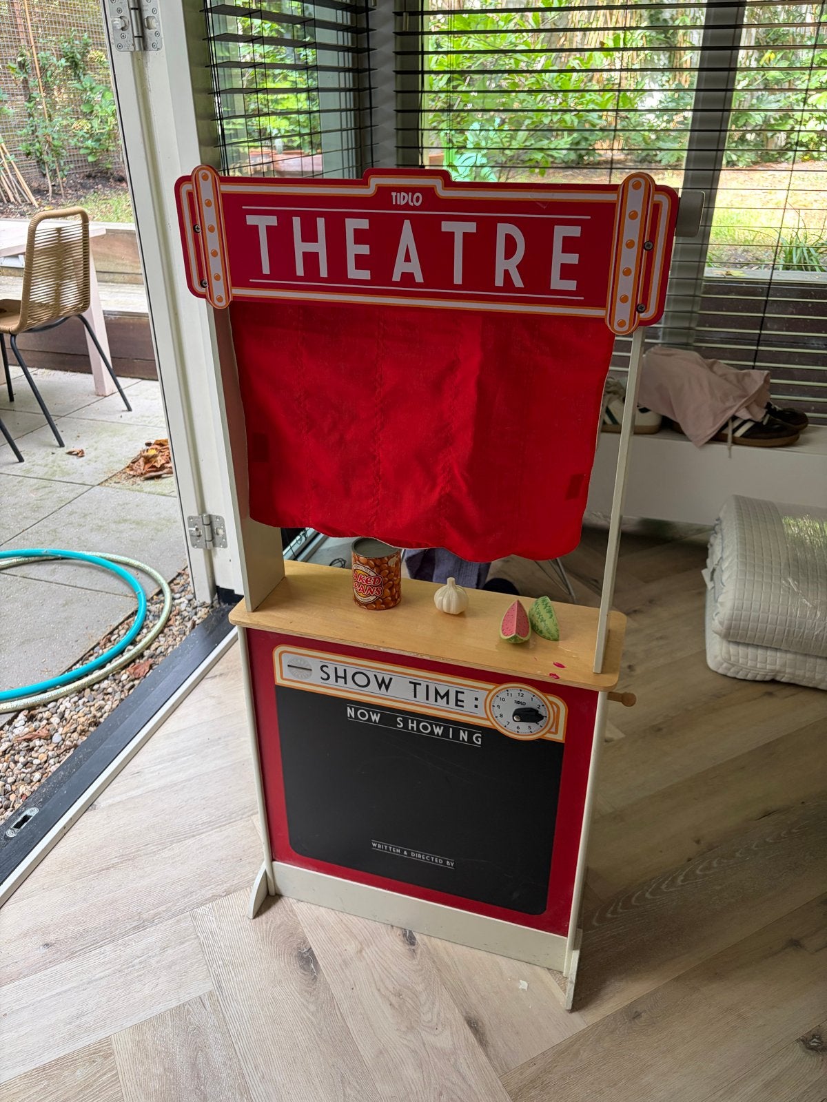 Tidlo Houten Theater en Winkel - Speelplezier voor Kinderen, Ophalen, Gebruikt, Jongen of Meisje