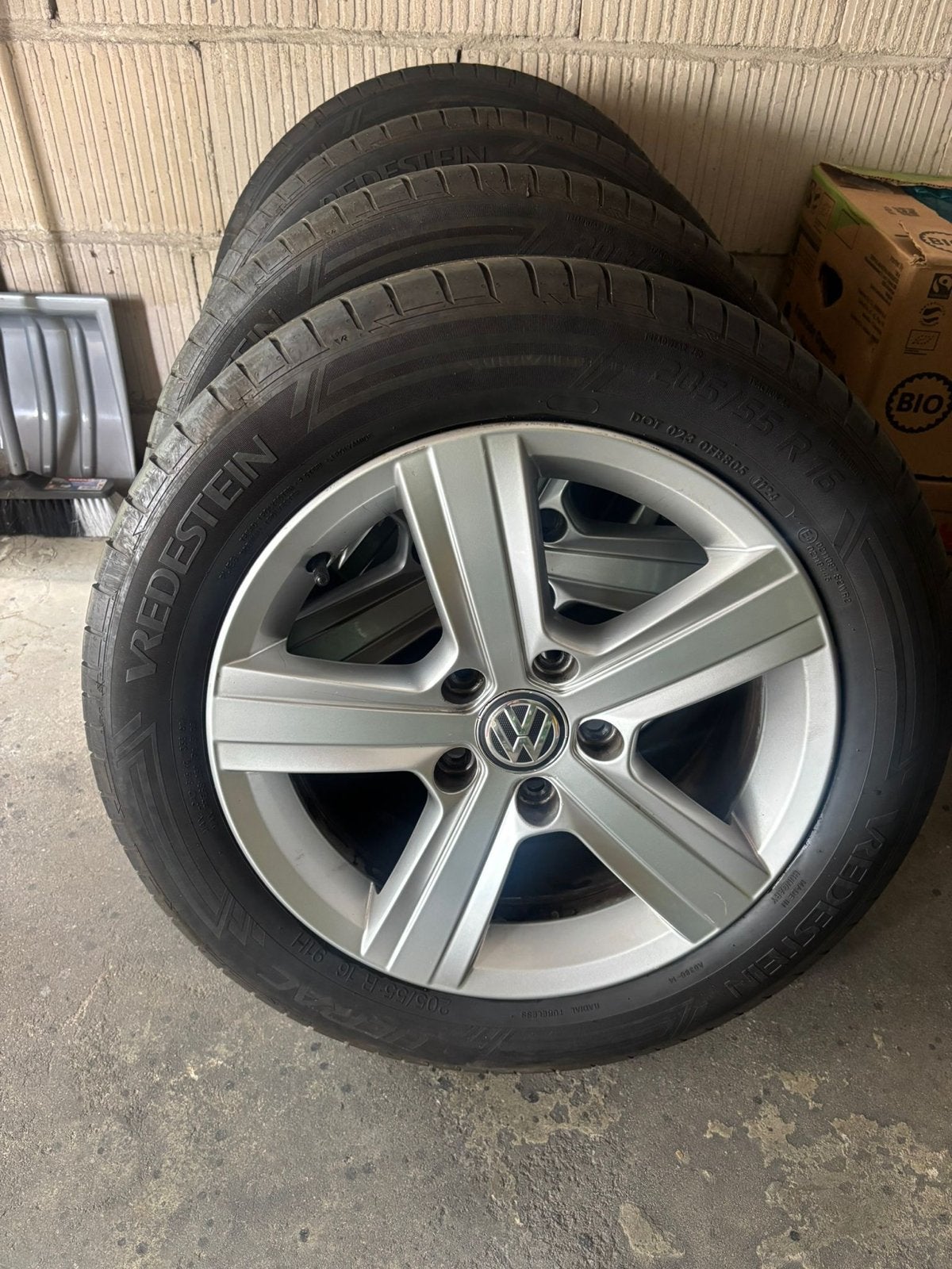 Vredestein Golf 7 Zomer Banden 205/55 R16, Auto-onderdelen, Banden en Velgen, Ophalen, Gebruikt, 16 inch, Banden en Velgen