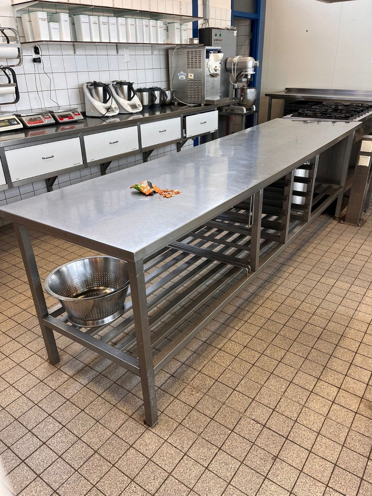 RVS Werktafel Keuken - Professionele Horeca Kwaliteit, Ophalen, Gebruikt, RVS Meubilair