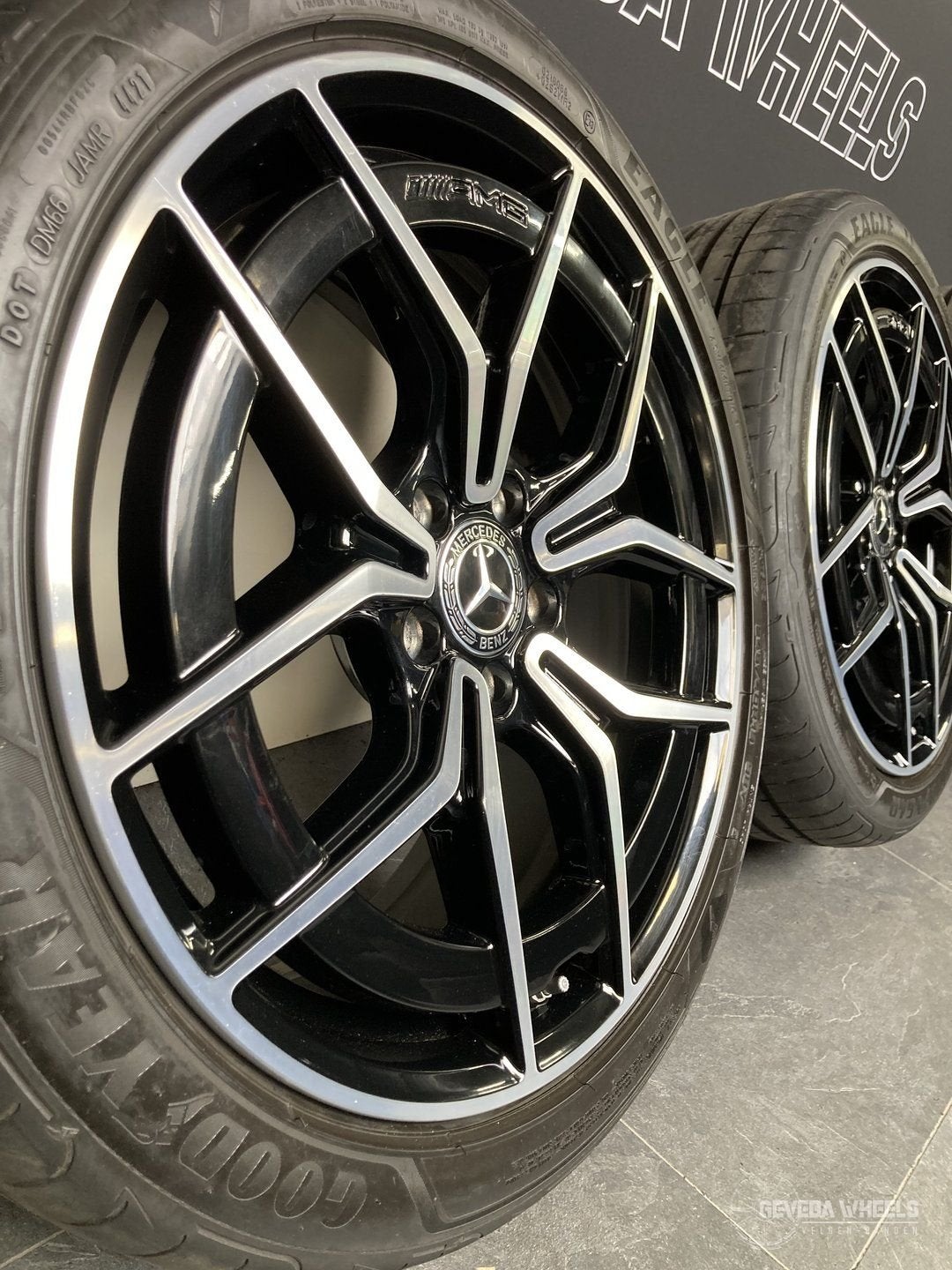 19” originele Mercedes E W213 AMG velgen + banden 5x112 A213, Auto-onderdelen, Banden en Velgen, 19 inch, Gebruikt, 255 mm, -