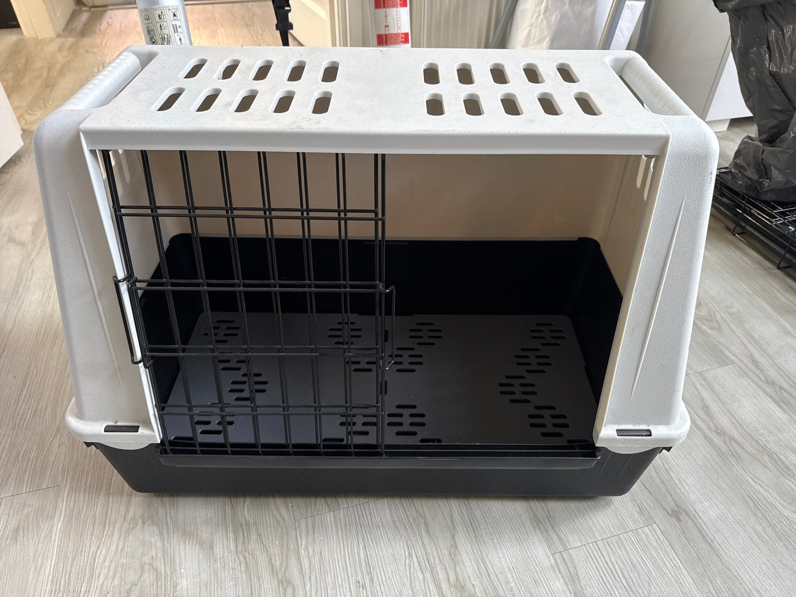 Auto bench / transportbox hond of kat, Dieren en Toebehoren, Ophalen, Zo goed als nieuw