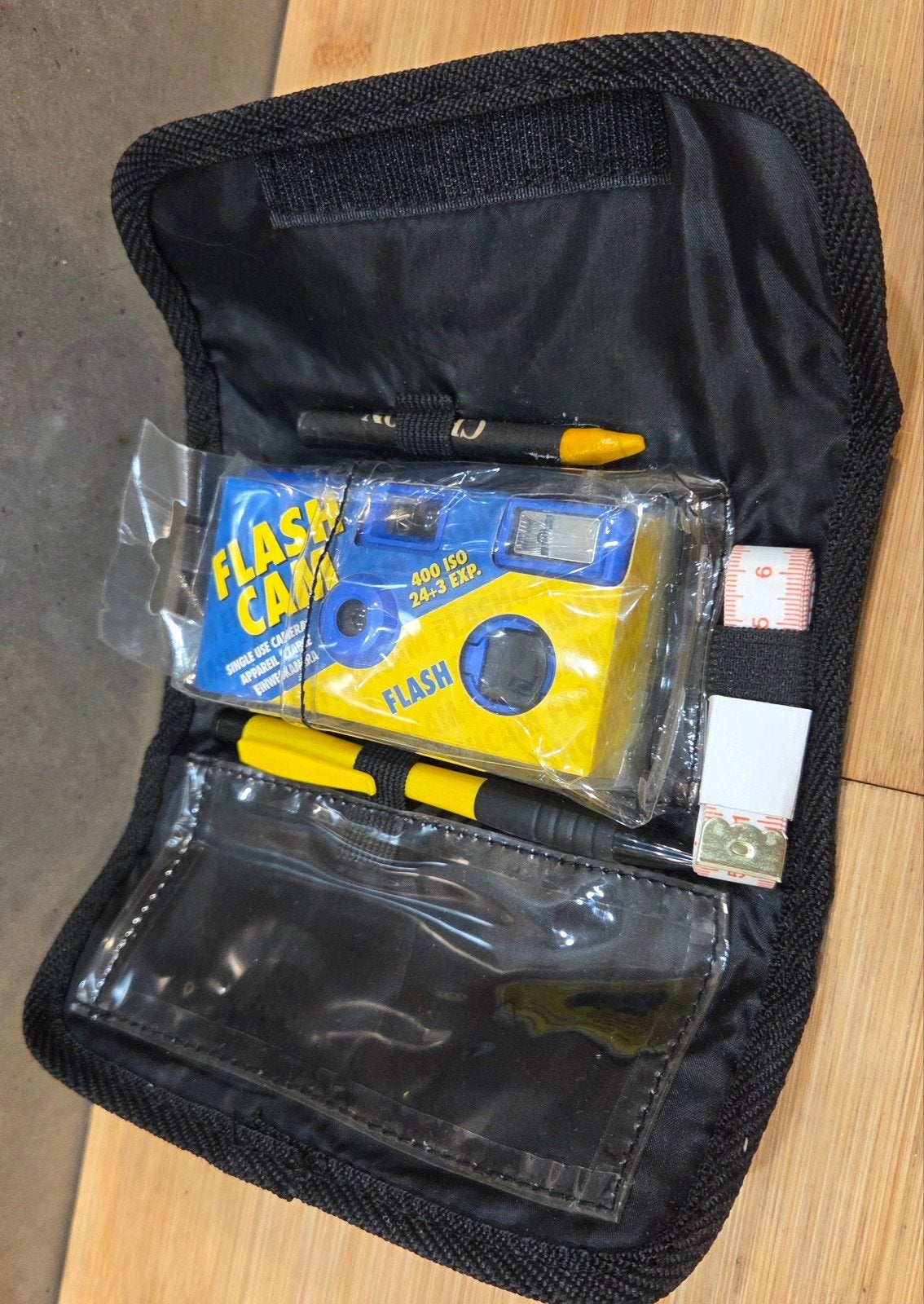 Vintage car kit met wegwerpcamera, Ophalen, Compact, Overige Merken