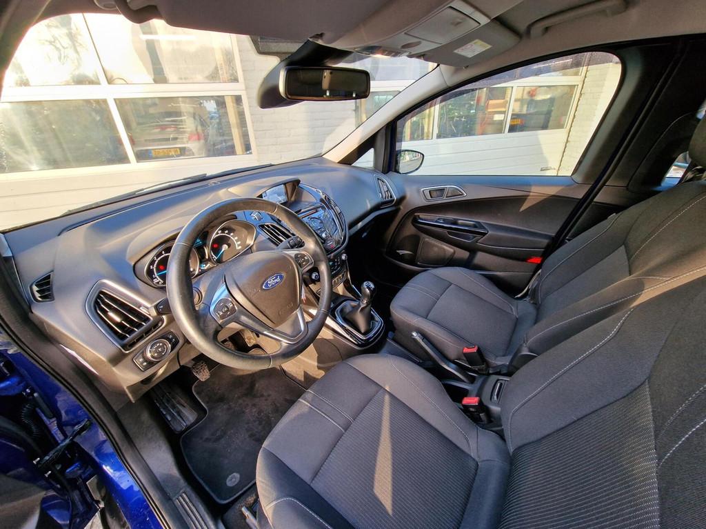 Ford B-Max 1.0 EcoBoost Titanium|Clima|Trekhaak|Cruise-contr, Auto's, Ford, Voorwielaandrijving, 101 pk, Gebruikt, Met garantie (alle)