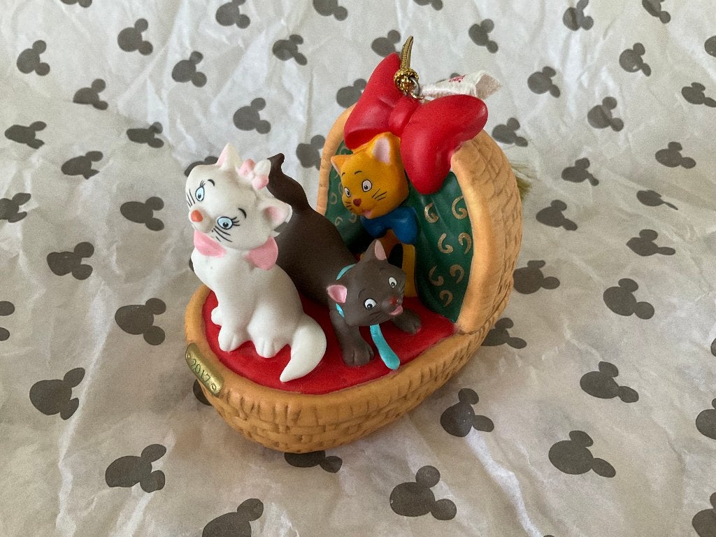 Disney ornament - 2017 - aristocats -, Verzamelen, Disney, Ophalen of Verzenden, Overige figuren, Zo goed als nieuw, Beeldje of Figuurtje