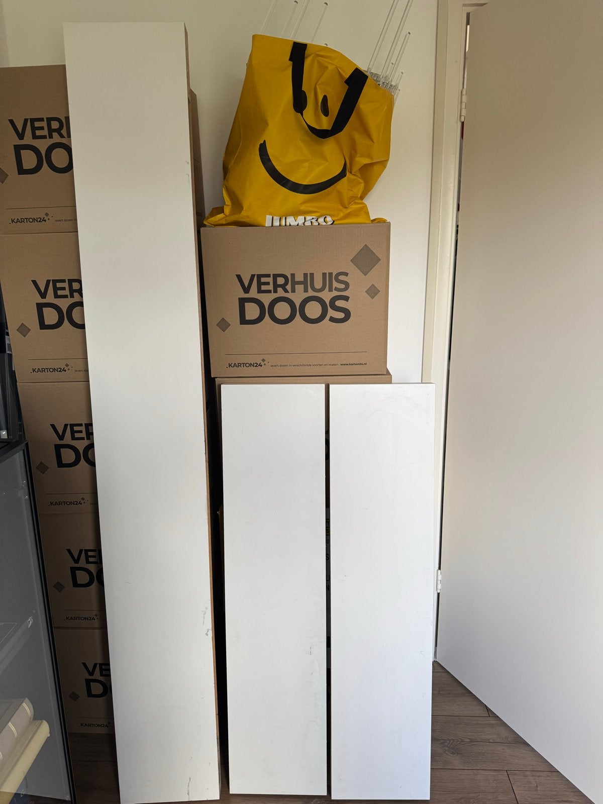 1 IKEA Lack planken: 1 grote, Ophalen, Gebruikt