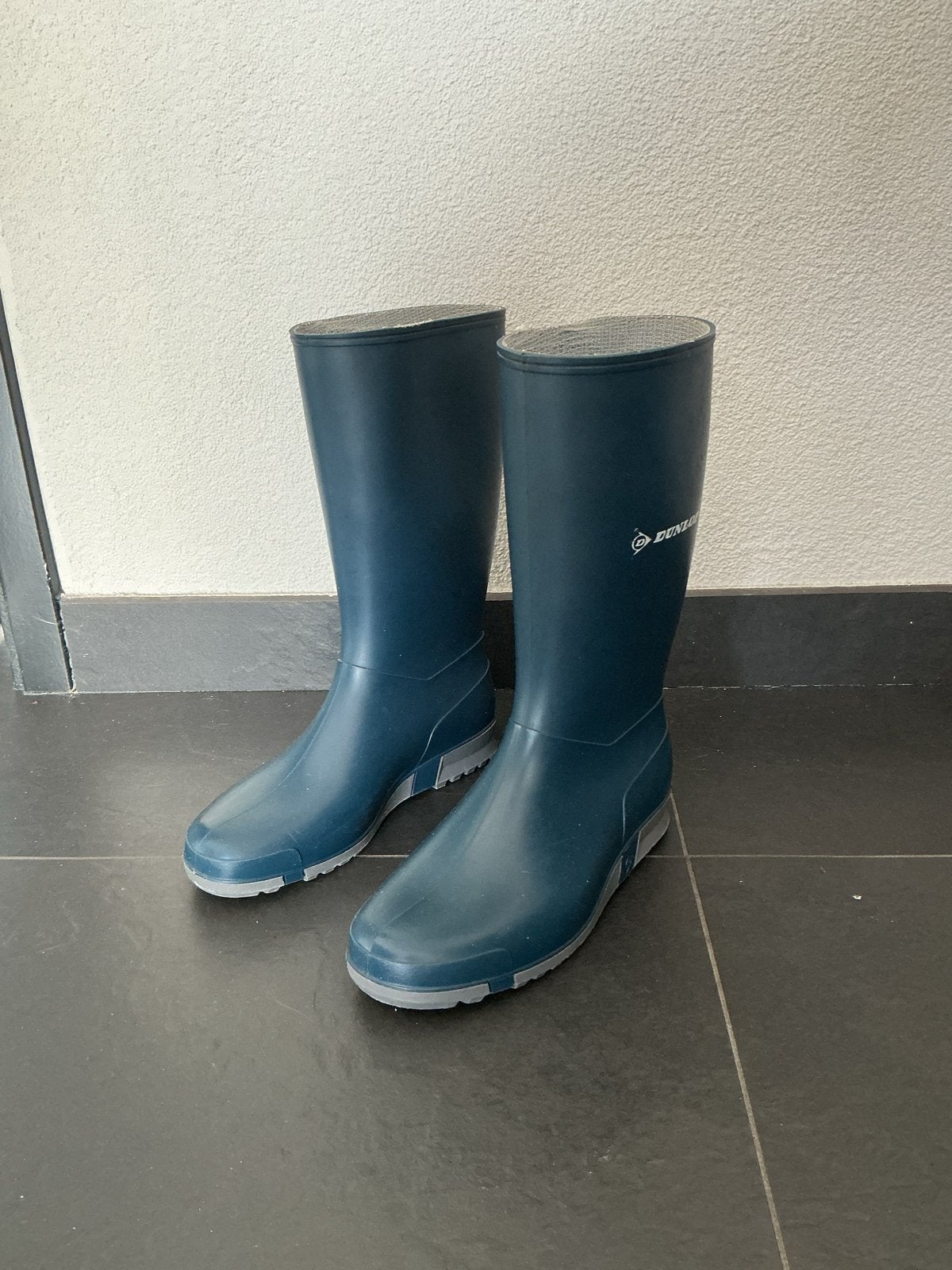 Dunlop regenlaarzen, maat 36, zo goed als nieuw, Ophalen of Verzenden, Zo goed als nieuw, Blauw, Regenlaarzen