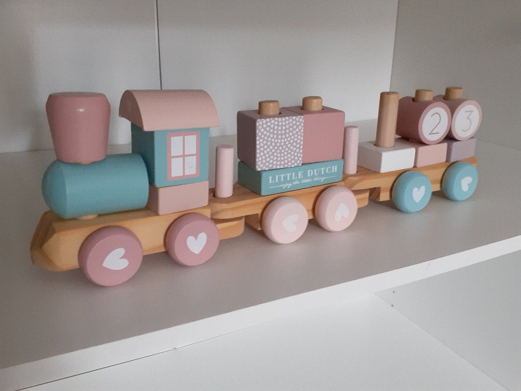 Little dutch trein "roze", Ophalen of Verzenden, Zo goed als nieuw