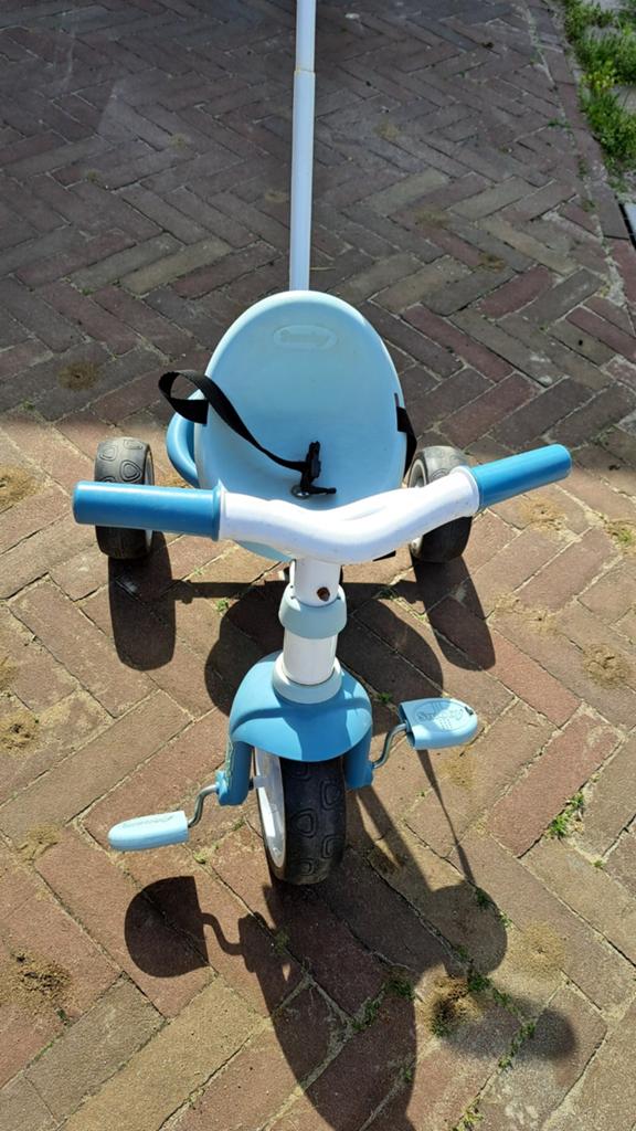 Smoby driewieler, Ophalen
