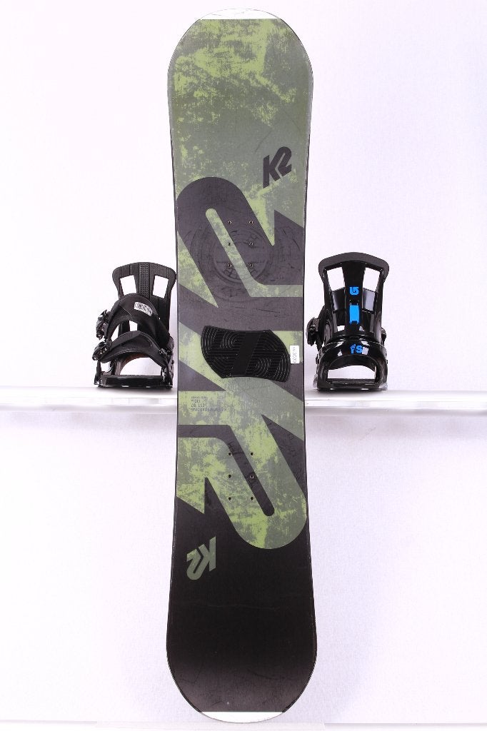 130 snowboard K2 EST. 87, black/green, p-tex topsheet, Sport en Fitness, Verzenden, Gebruikt, Board