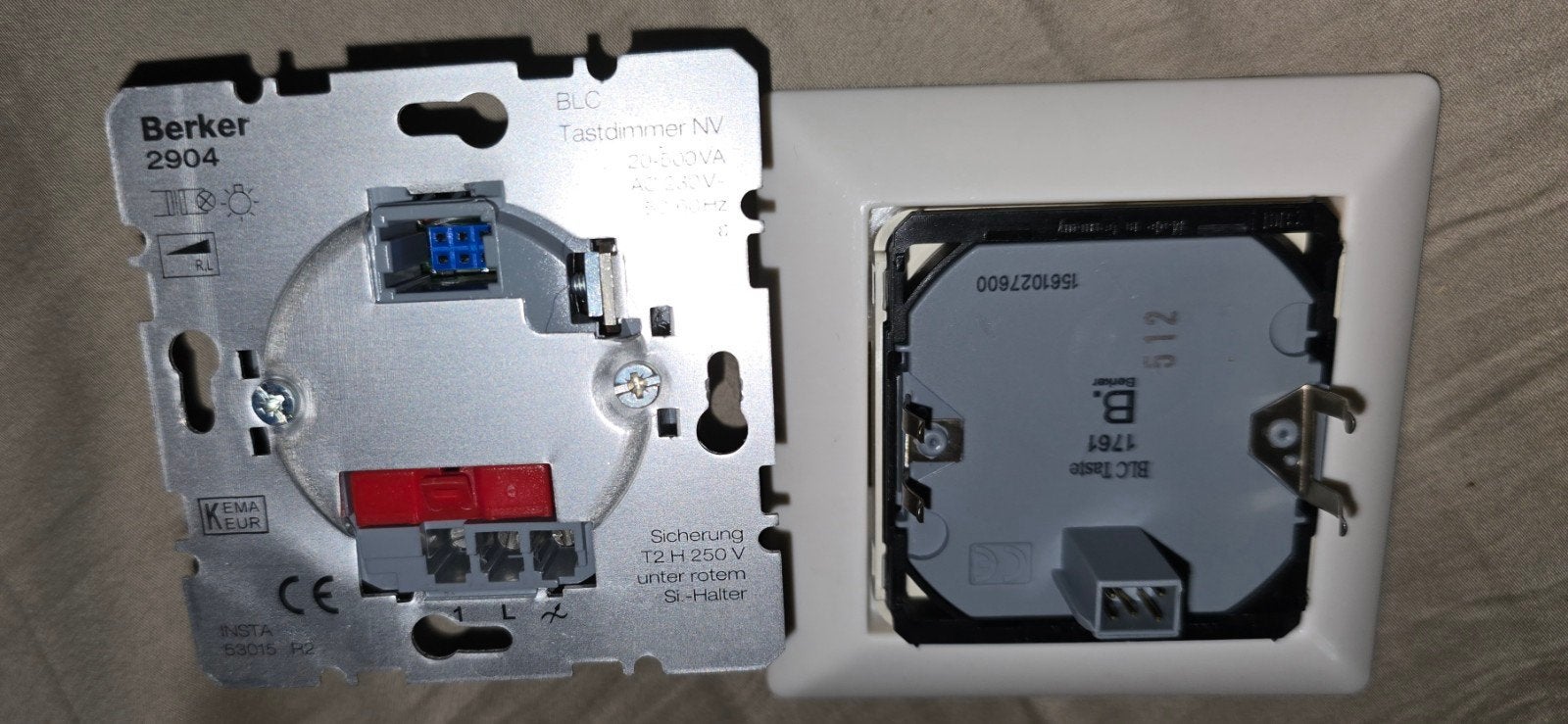 Berker tatch   dimmer, Ophalen of Verzenden