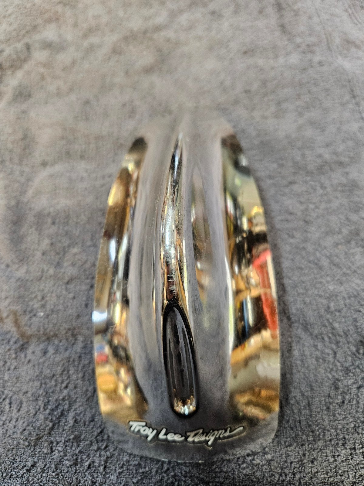Troy Lee Design Chroom Helmspoiler/Helm Vleugel Zeldzaam nos, Overige merken, XL, Ophalen of Verzenden, Integraalhelm