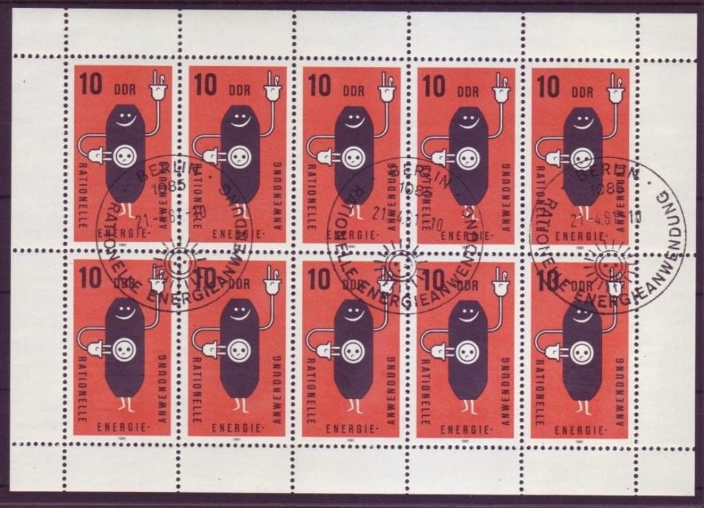 DDR 1981, Kleinbogen Michel 2601, gestempeld., Verzenden, DDR, Gestempeld