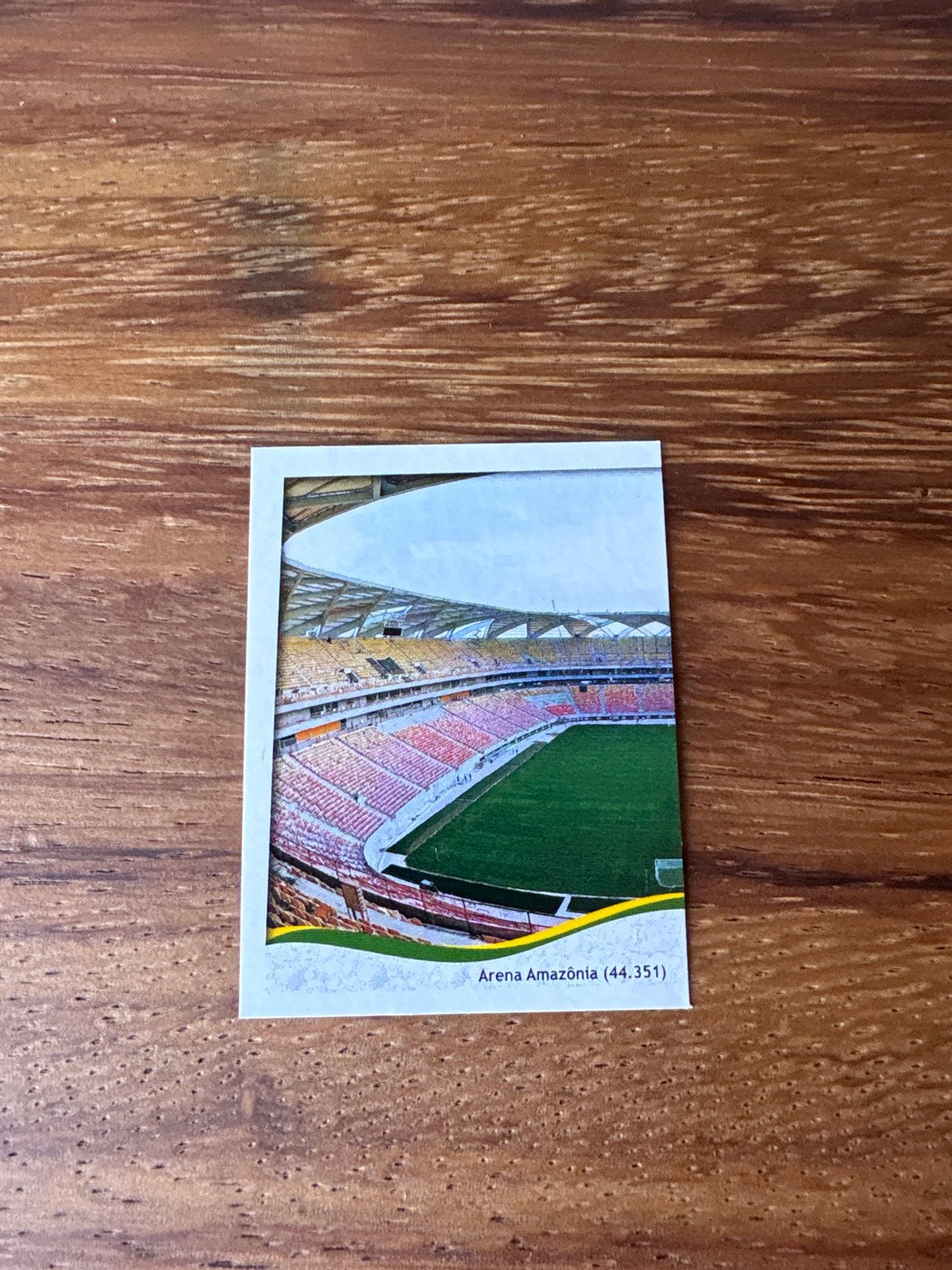 Panini FIFA World Cup 2014 Sticker - Arena Amazônia, Ophalen of Verzenden, Zo goed als nieuw, Sticker