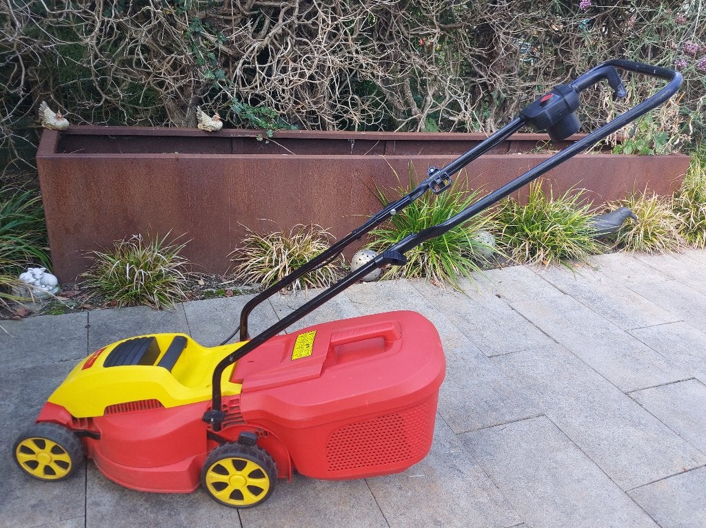 Mooie Wolf Garten Grasmaaier i.z.g.st, Tuin en Terras, Ophalen, Cirkelmaaier, Elektrische grasmaaier, Zo goed als nieuw