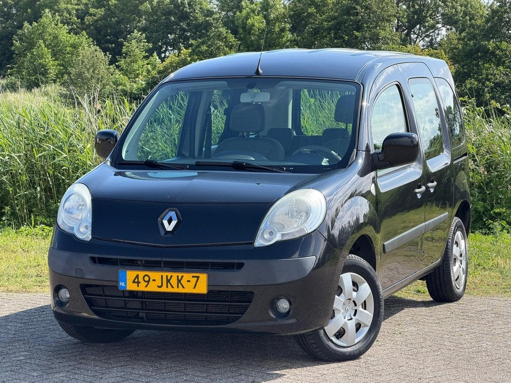 Renault Kangoo Family 1.6-16V Privilège Automaat | Noir Eto, Auto's, Renault, Stof, Gebruikt, 4 cilinders, Zwart