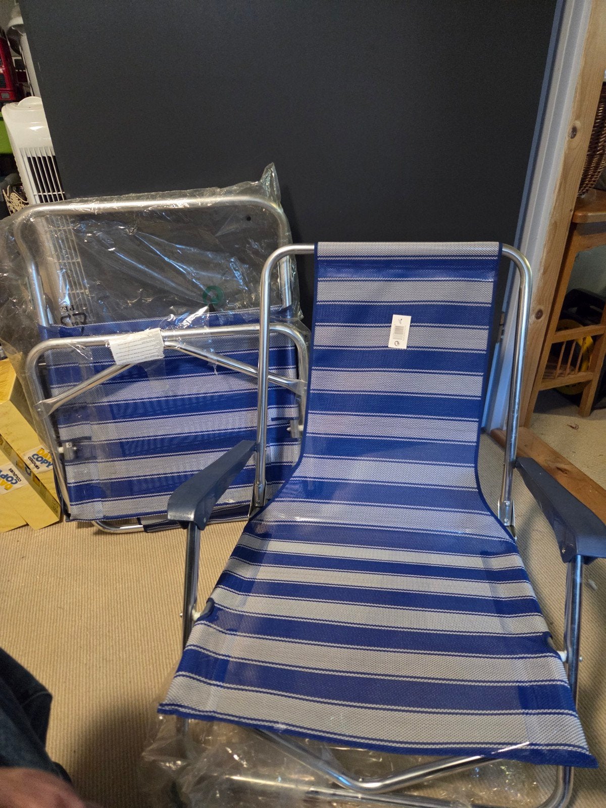 Nieuwe opvouwbare campingstoelen - set van 2, Ophalen, Nieuw, Campingstoel