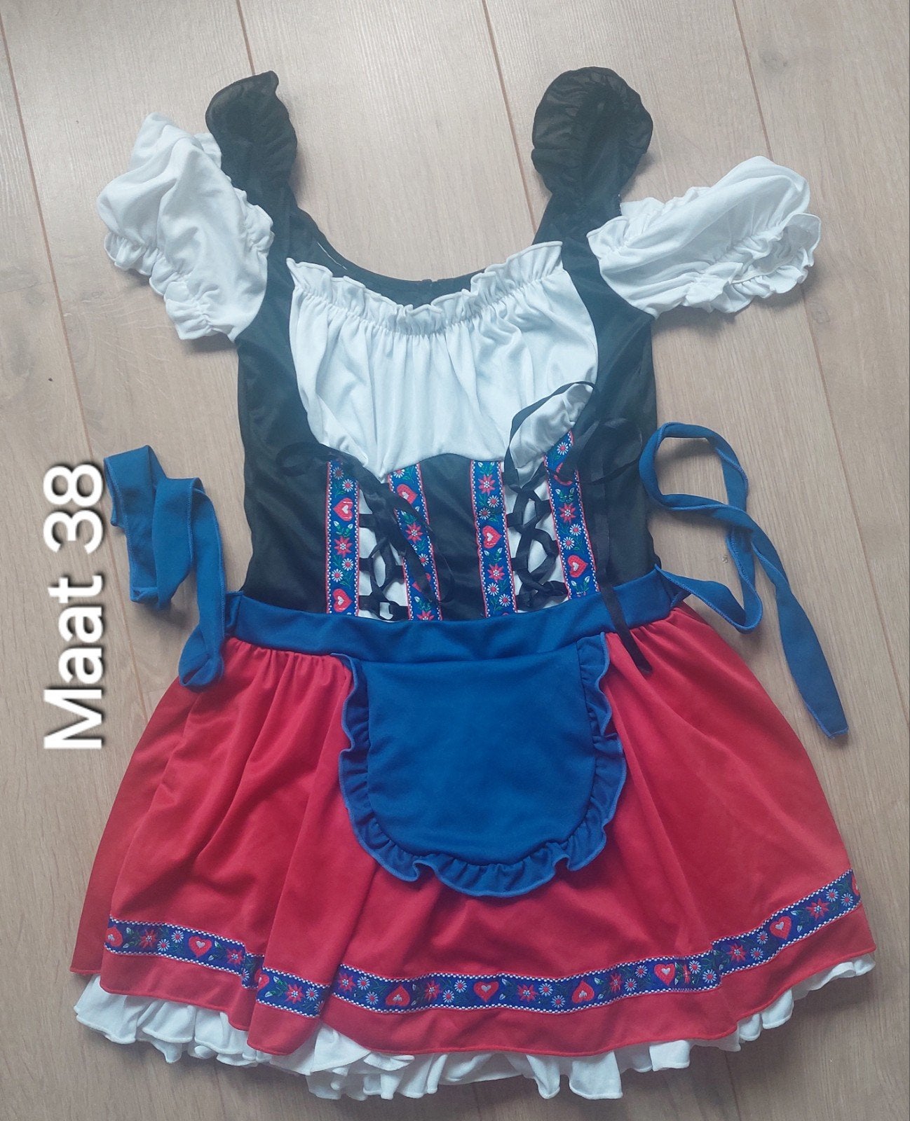tiroler jurkje oktoberfest, Kleding | Dames, Carnavalskleding en Feestkleding, Maat 38/40 (M), Carnaval, Ophalen of Verzenden