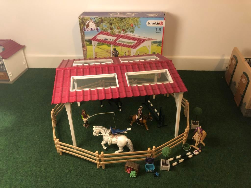 Schleich Horse Club Ruiterschool 42389, Ophalen of Verzenden, Zo goed als nieuw