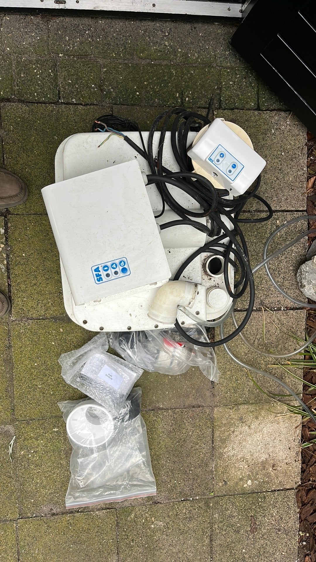 Sanibroyeur sanicubic 1 vuilwaterlomp (werkt niet goed), Ophalen, Gebruikt, Overige typen