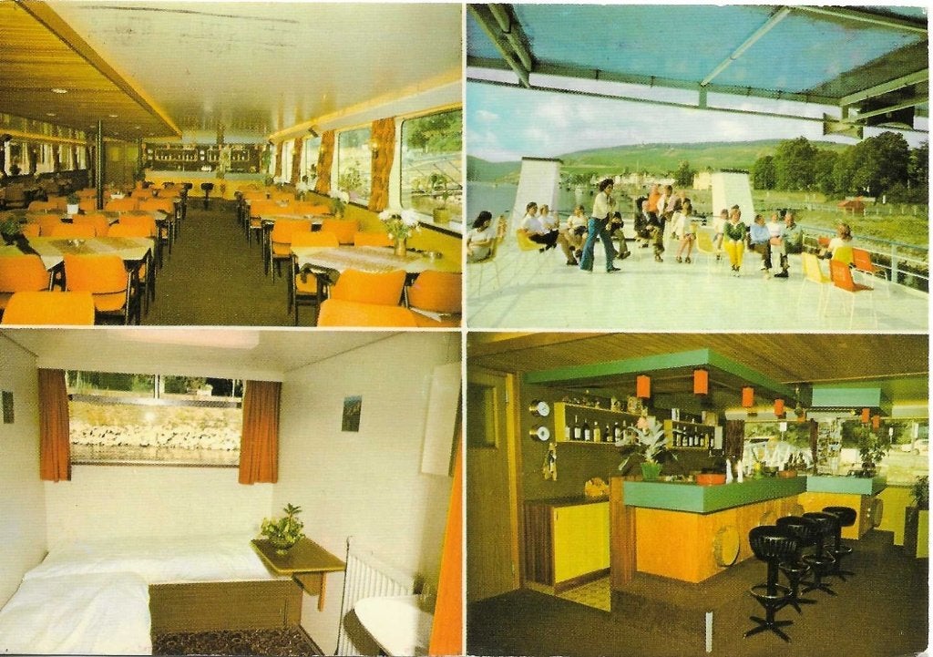Arnhem- -4-luik Passagiersschip Solaris., Verzamelen, Ophalen of Verzenden, 1960 tot 1980, Gelopen, Gelderland