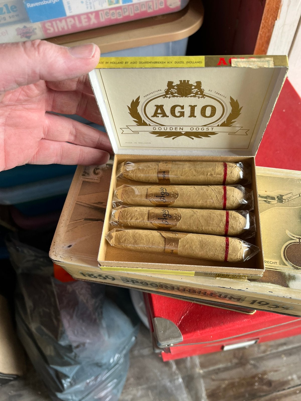 Agio bolknak sigaren, Ophalen, Gebruikt, Overige