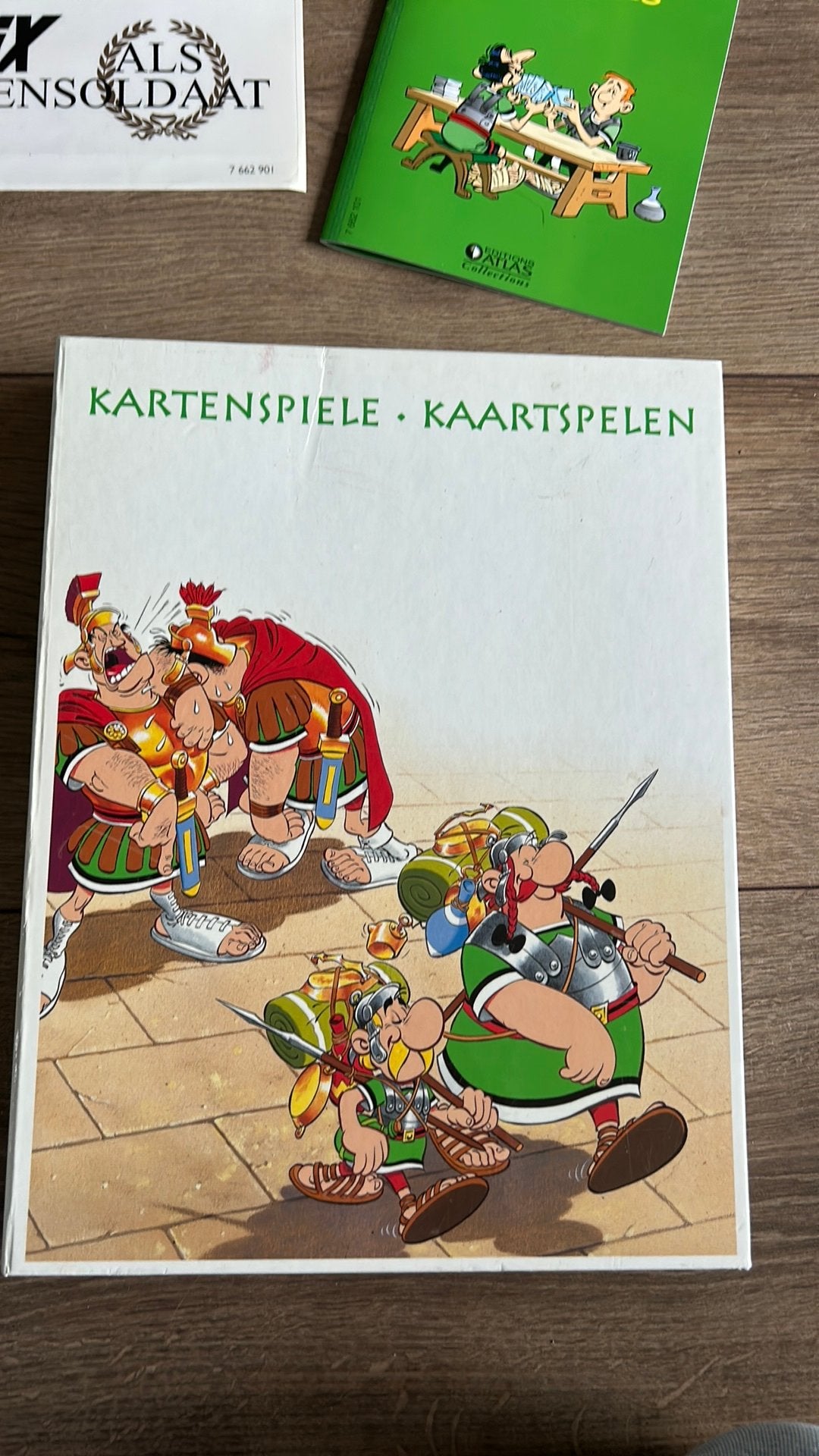 Asterix en Obelix Kaartspelen Luxe Box (Editions Atlas 2007), Een of twee spelers, Ophalen of Verzenden, Gebruikt