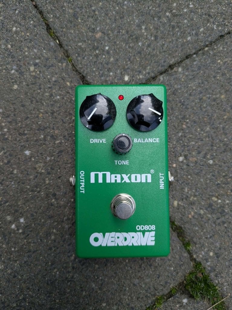 Maxon 808, Ophalen, Gebruikt, Distortion, Overdrive of Fuzz