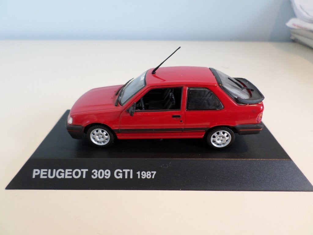 PEUGEOT 309 GTI van 1987, Hobby en Vrije tijd, Verzenden, Nieuw, Auto, Norev
