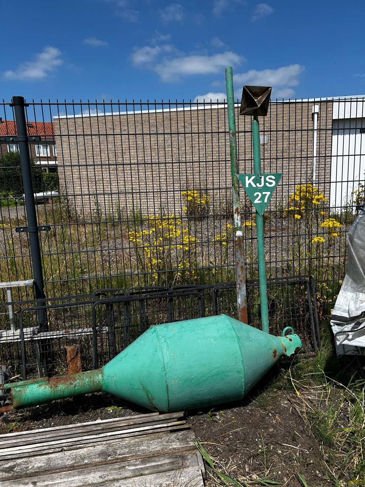 Stuurboord boei - Groen navigatieteken, Ophalen, Gebruikt