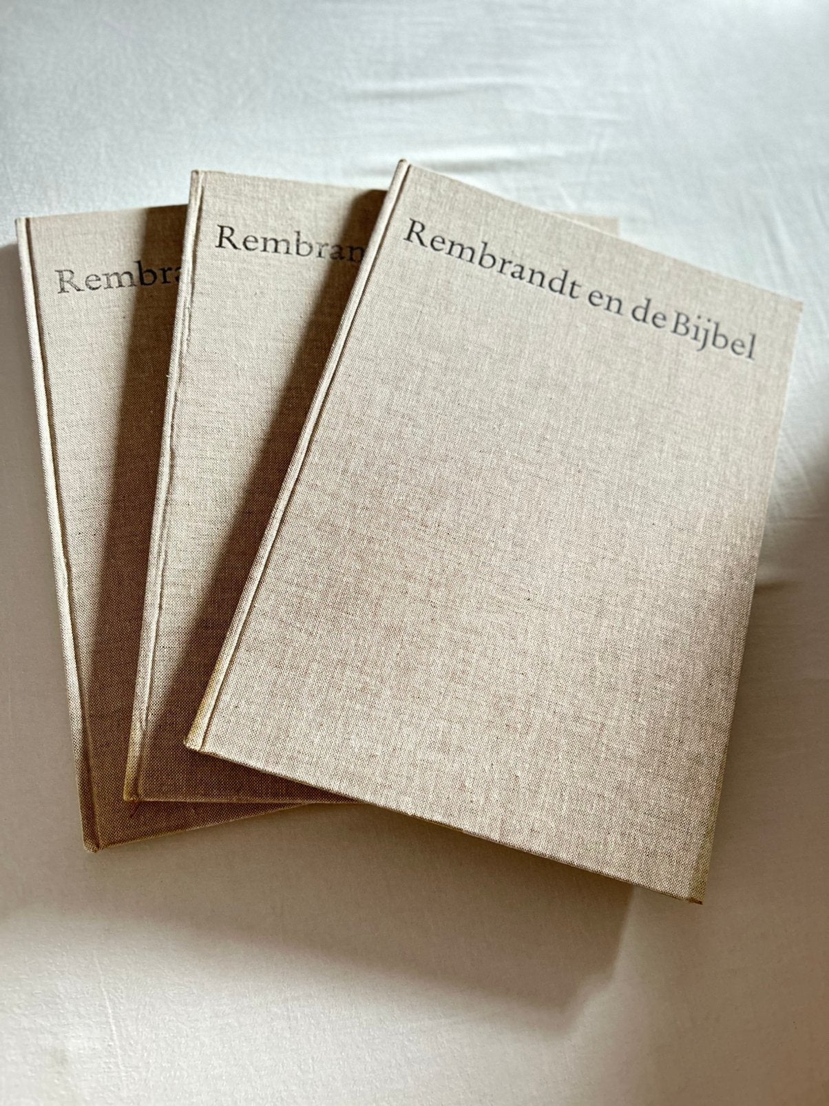 3 x boek Rembrandt en de bijbel, prijs voor samen, Antiek en Kunst, Antiek | Boeken en Bijbels, Ophalen of Verzenden