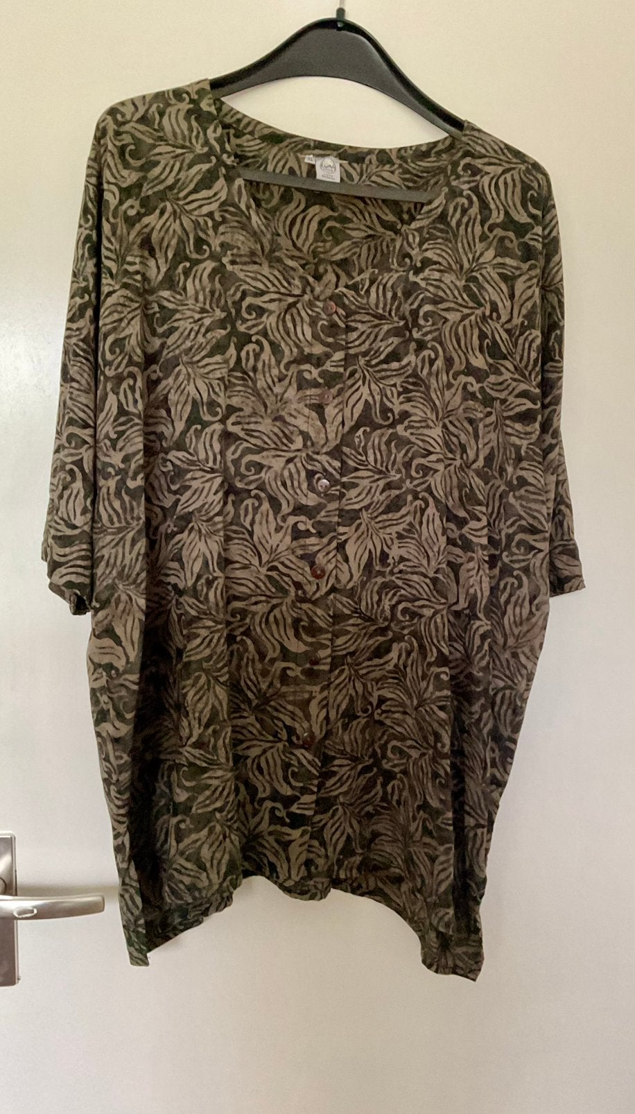 Dames blouse met mooie print van Luna Serena mt xl, Ophalen, Zo goed als nieuw, Maat 46/48 (XL) of groter, Groen