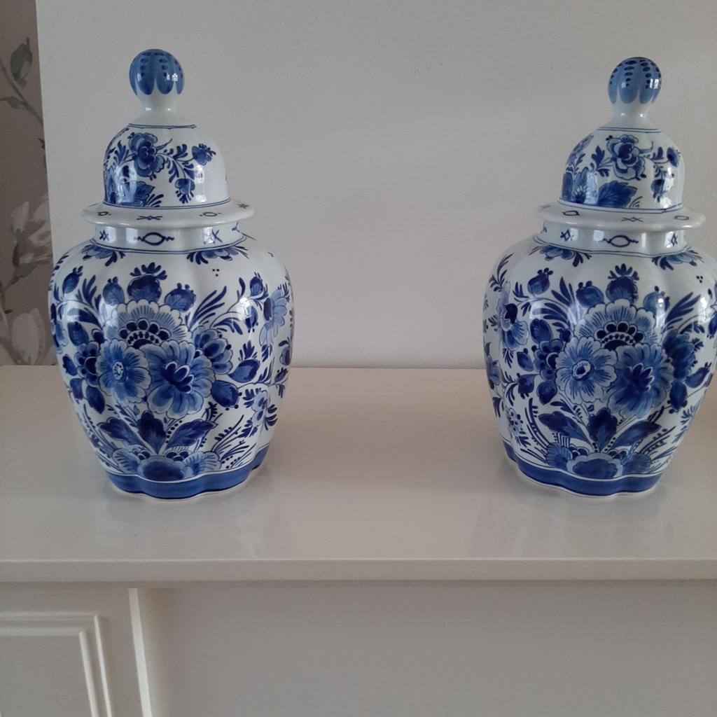 Dekselvazen van De Koninklijke Porceleyne Fles, Antiek en Kunst, Ophalen of Verzenden