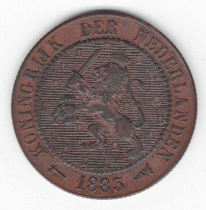 26-839 Nederland 2 1/2 cent 1883, Postzegels en Munten, Munten | Nederland, Ophalen of Verzenden, Koning Willem III, Overige waardes