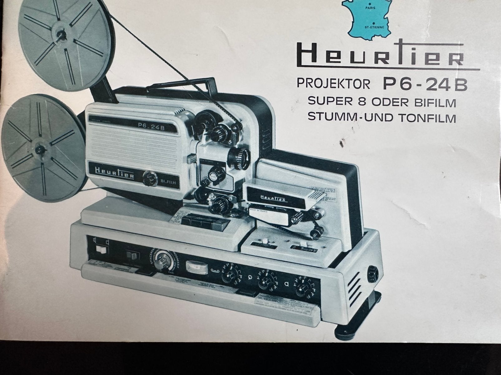 Heurtier filmprojector P6-24B, Ophalen, Zo goed als nieuw
