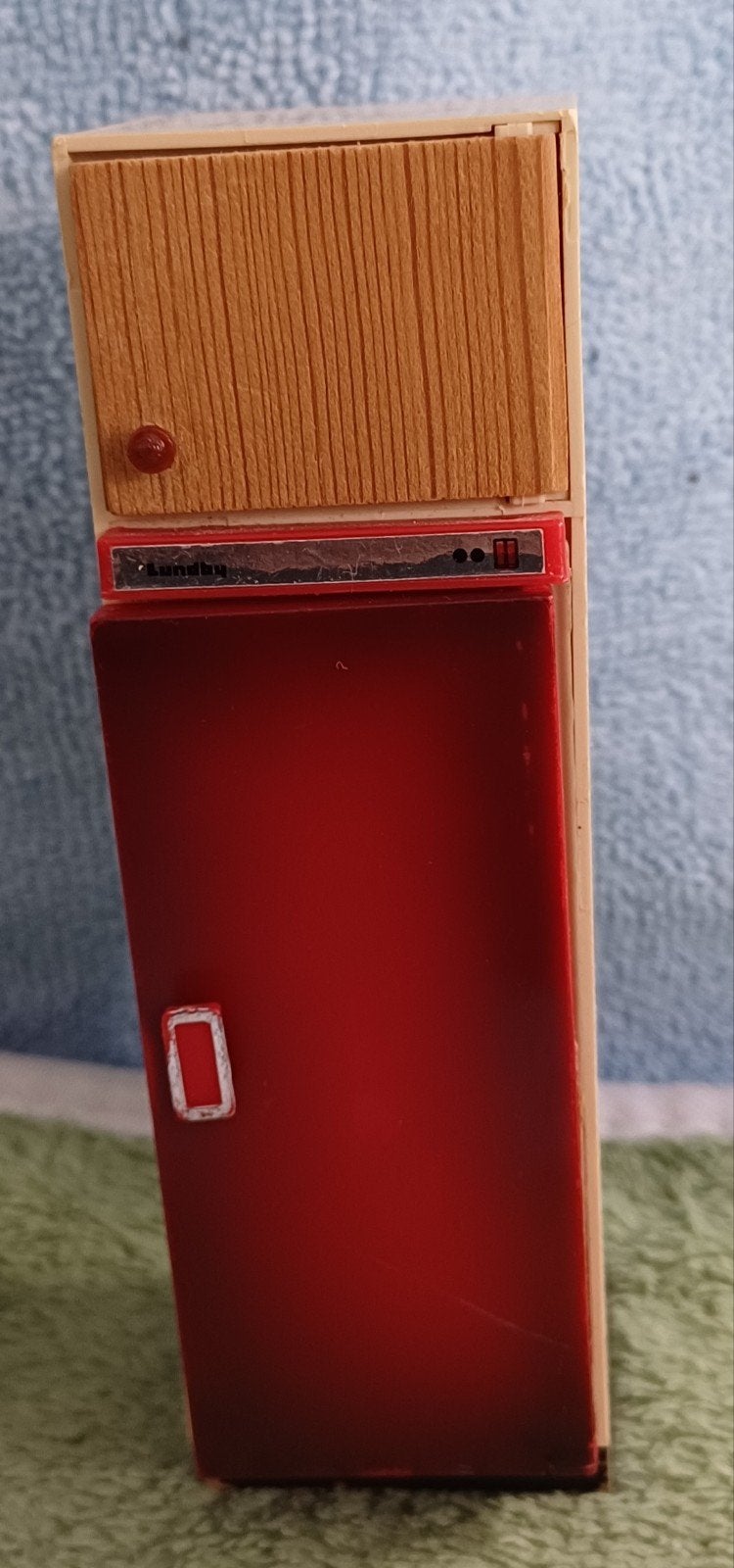 poppenhuis keukendeel koelkast ( Goed lezen), Verzamelen, Poppenhuizen en Toebehoren, Ophalen of Verzenden, Gebruikt, Poppenhuis