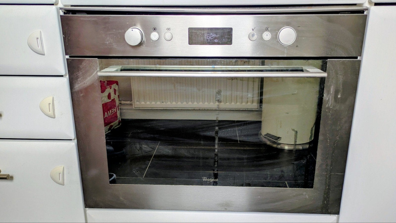 Whirlpool AMW 696/IX Inbouw Oven  Ventilator maakt bijgeluid, Witgoed en Apparatuur, Ophalen, Gebruikt, Combi-oven, Inbouw