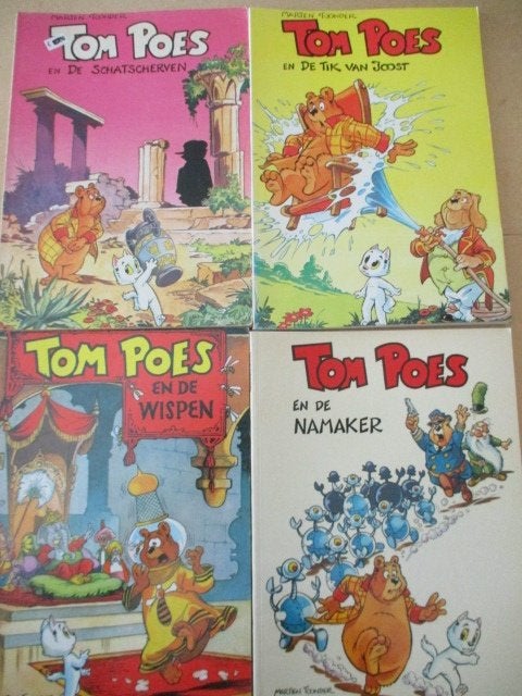 w0559 tom poes album serie 33x, Meerdere stripboeken, Ophalen, Gelezen