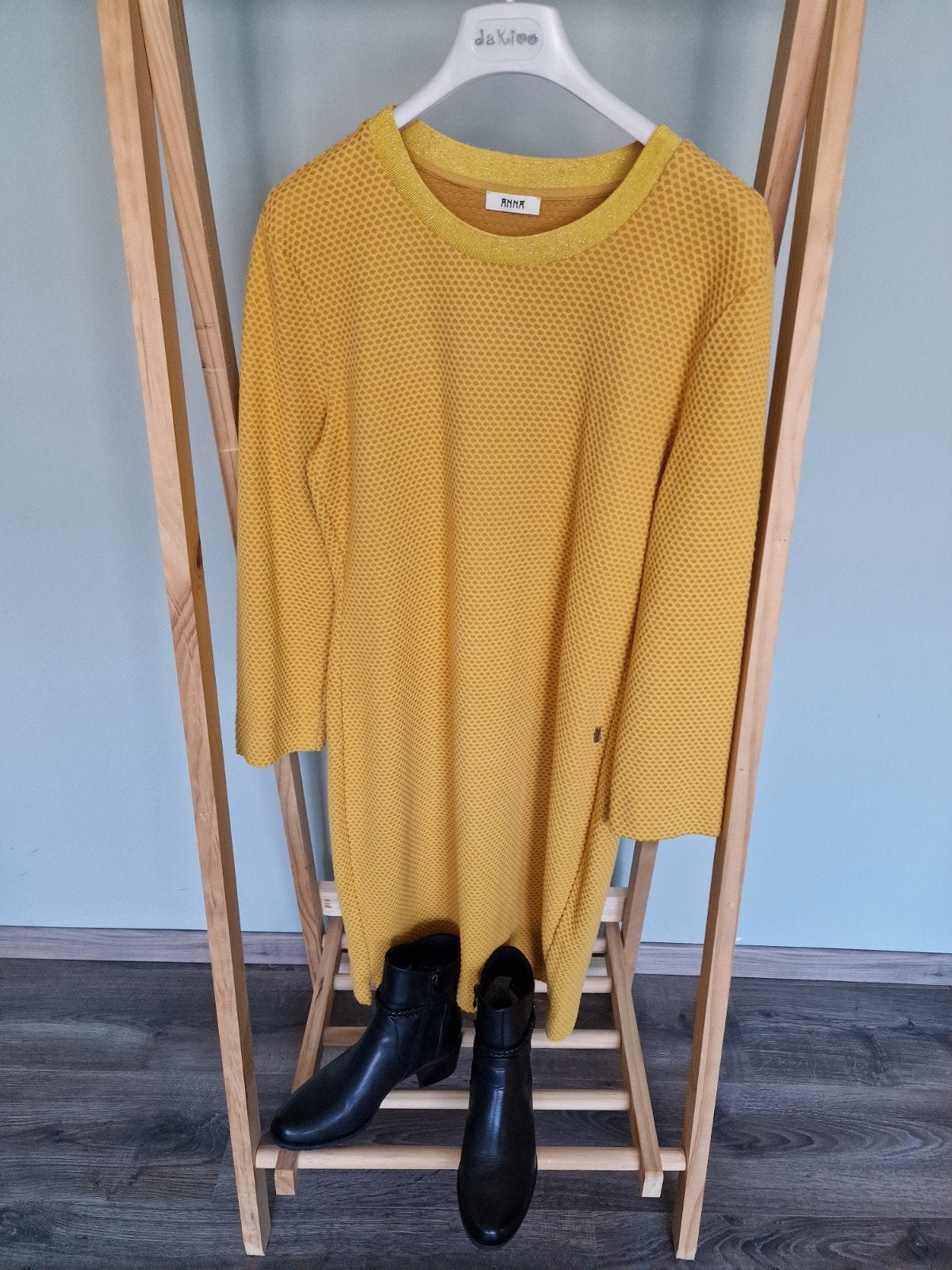 Nieuw anna van toor jurk maat XL, Ophalen, Geel, Maat 42/44 (L), Nieuw